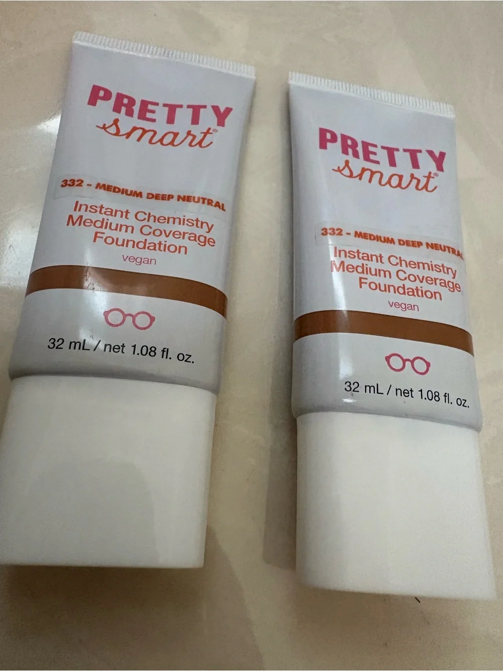 Instant Chemistry Medium Coverage Foundation - Medium Deep Neutral 2 pack bundle